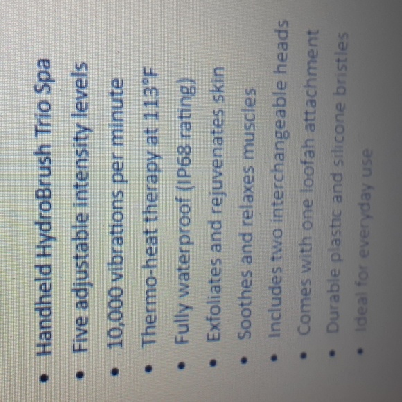 Brand New Luna'mour hydrobrush trio spa system, $195 on their website. - Picture 9 of 10